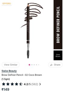 Swiss Beauty Eyebrow Pencil -Cocobrown