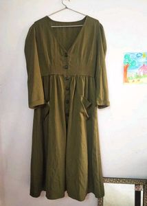 Olive Green Dress