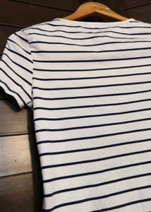 Vero Moda White Classic Striped T-Shirt