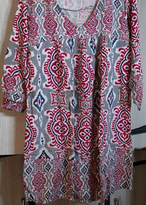 Boho Print Tunic Top