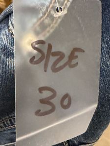 Stylist Fashionable Ripped Bootcut Jeans Size 30