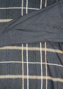 Mens Black Sweater Round Neck
