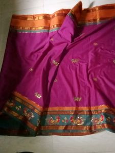 Cotton Fabric Kata Padri Saree