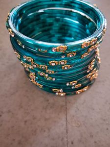 Elegant  morphakhi Beaded Bangles