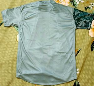 Green Printed Shirt