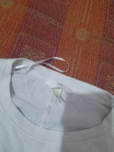 H&amp;m cute White Peplum Tie-Up Top