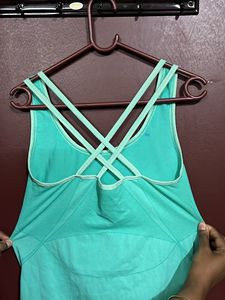 Sea Green Colour Stylish Active Wear For Sale!!
