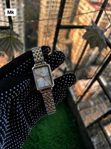 Elegant Rose Gold Watch with Green Dial
