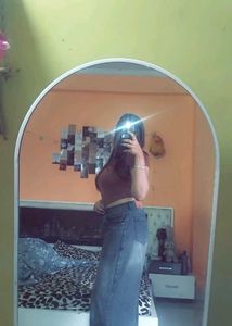 Brown Cropped T-Shirt