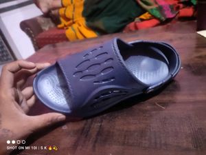 Premium Navy Clog Sandals