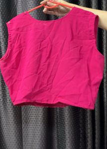 Embroidered Pink Blouse