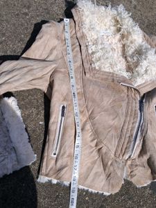 women suede furry Jacket