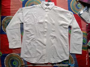 Classic White Button-Up Shirt