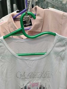 White Graphic Tank Top