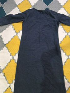 Embroidered Blue Kurta soft garba inspo