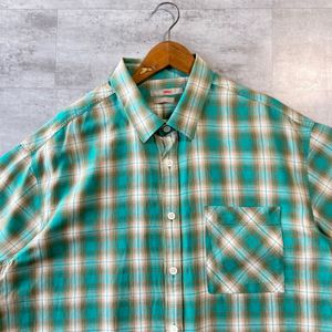 Men's Plaid Short Sleeve Shirt