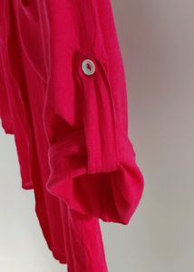 Boxy Fit Hot Pink Top