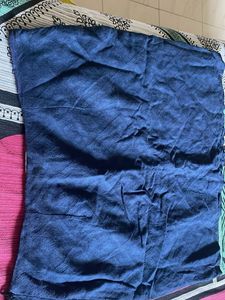 Embroidered Navy Blue Skirt