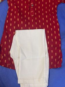 Kids cotton kurta and paijama