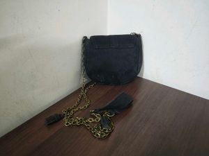 Authentic American Eagle Suede Sling Bag