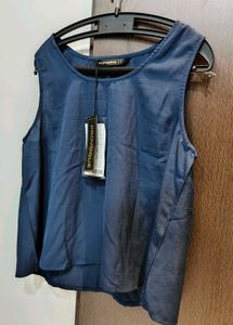 New Provogue Sleeveless Navy Blue Top