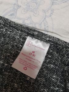Cinched Waist Grey Top