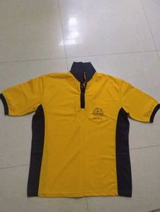 Men's Yellow &amp; Navy Polo Shirt