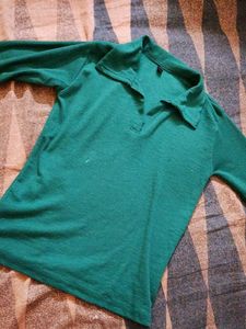 Women's Green Polo Shirt