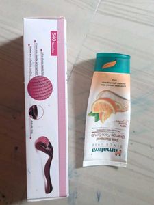 Himalaya Orange Face Scrub & Derma Roller