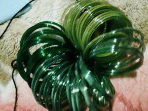 Green Glass Bangles Set