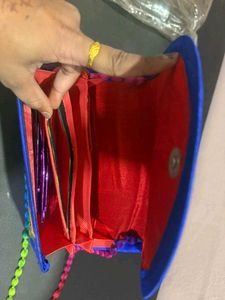 Embroidered Clutch Purse