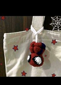 Crochet Spiderman Keychain Set of 2