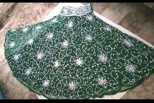 New Heavy Sequence Green Lehnga Set