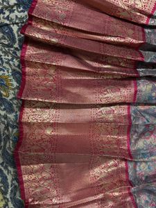 Red &amp; Grey Lehenga