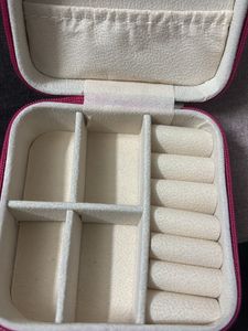 Compact Pink Jewelry Organizer