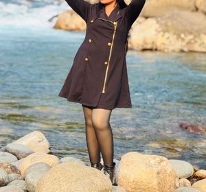 Stylish Women's Black Dress