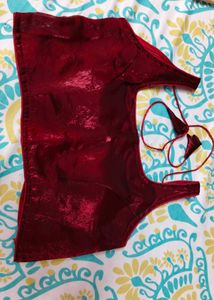 Shimmering Maroon Blouse