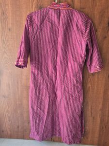 Embroidered Purple Kurta