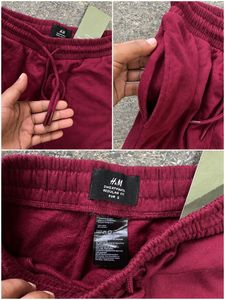 100% original H&amp;m new Maroon Joggers