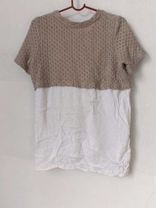 Beige Zara Top - Worn Once , Great Condition