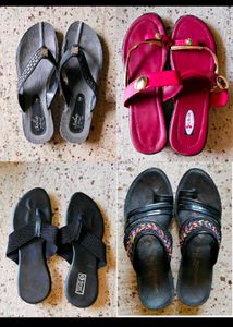 4 Pairs of Women's Sandals