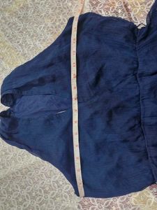 Chic Navy Blue Halter Neck top
