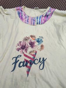 Fancy Printed night dress ssuit