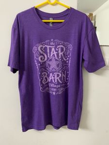 Imported Unisex Purple Graphic Tee