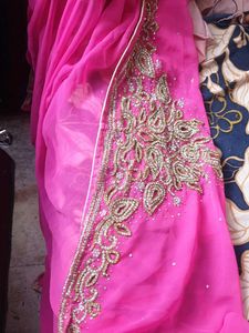 Pink Embroidered Kurta