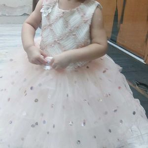 Elegant Pink Tulle Dress