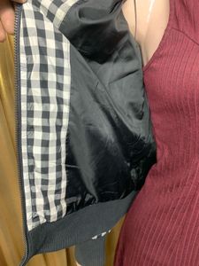 Checkered Hooded Jacket
