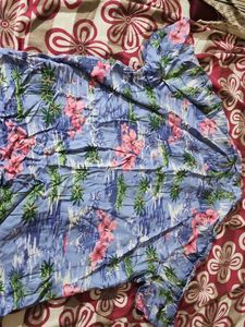 Men's Tropical Print Short Sleeve Shirt