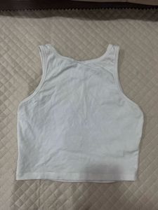 White Hello Kitty Crop Top