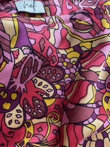 Vibrant Floral Print Midi Skirt